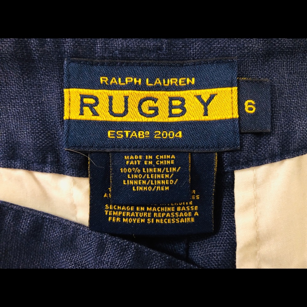 Navy Rugby ๐ Ralph Lauren Shorts - Picture 2 of 8